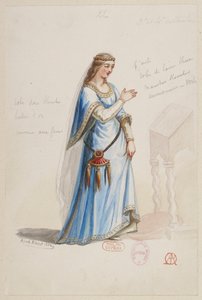 Halévy - De tovenaar - kostuummodellen van Alfred Albert - 22 (Mélusine)
