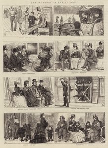 De humor van tweede kerstdag door Alfred Chantrey Corbould