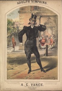 Adolph Simpkins door Alfred Concanen