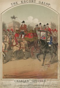 Muzikale partituur voor The Escort Galop door Charles Godfrey door Alfred Concanen