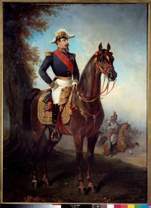 Ruiterportret van Napoleon III