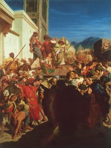 Executie van een Jodin in Tanger door Alfred Dehodencq
