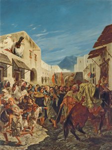 Joodse Muzikanten in de Straten van Tetuan