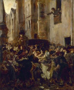 De arrestatie van Charlotte Corday, ca. 1853
