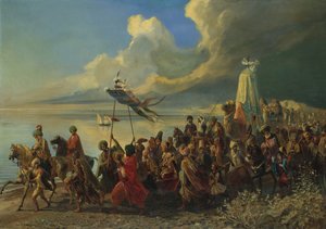 De Hadj door Alfred Dehodencq