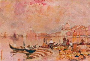 Avondgloed, Venetië, ca. 1895