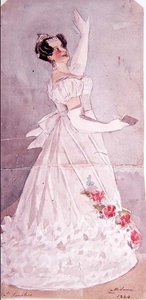 Angelica Catalani in Il Fanatico, 1824 door Alfred Edward Chalon