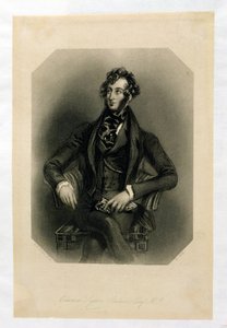 Edward Lytton Bulwer, gegraveerd door H. Cook