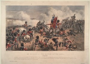Scène uit de Slag bij de Alma op 20 september 1854