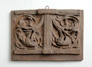 Maquette voor het Dubbele Paneel van Bladwerk voor de Kroon op de Figuur van Liefdadigheid op het Alexandria Memorial, c.1932
