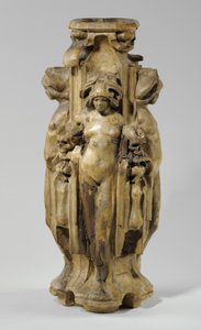 Een van 9 maquettes voor de Sam Wilson schoorsteenmantel, c.1908-14 (gips & schellak) door Alfred Gilbert