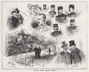 Victoria Rifles Atletieksporten (gravure) door Alfred Gish Bryan