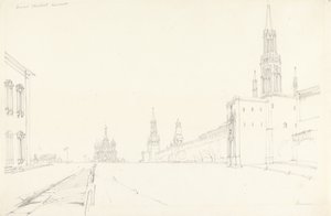 Moskou, 1827 door Alfred Gomersal Vickers