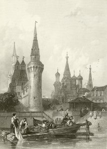 De Kerk van Vasili Blagennoi door Alfred Gomersal Vickers