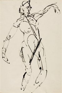 Staand naakt door Alfred H. Maurer
