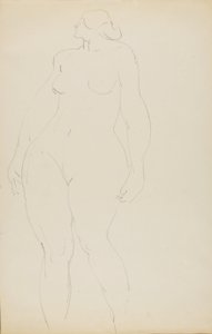 Staand naakt door Alfred H. Maurer