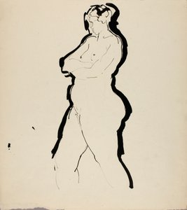 Staand naakt door Alfred H. Maurer