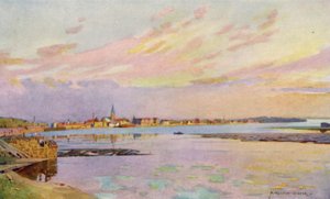 Lulea, Lapland, de exporthaven voor ijzererts door Alfred Heaton Cooper
