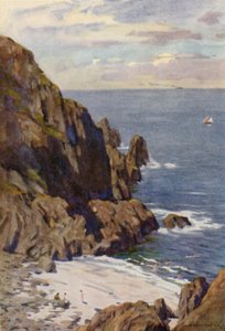 De Kullen-rotsen, Molle, aan de Kattegatt door Alfred Heaton Cooper