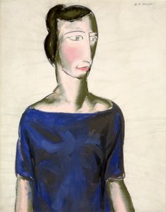 Portret van een Meisje, 1923 door Alfred Henry Maurer