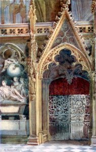 Ingang van het koor, Westminster Abbey, 1902