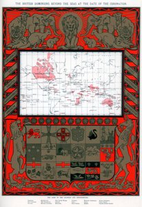 De Britse dominions overzee ten tijde van de kroning, 1902 door Alfred Hugh Fisher