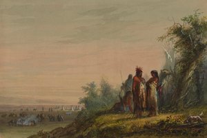 Legerplaats door Alfred Jacob Miller