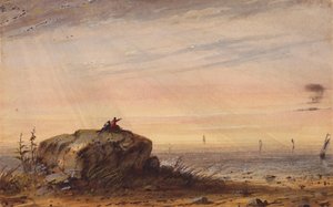 Kust, ca. 1837 door Alfred Jacob Miller