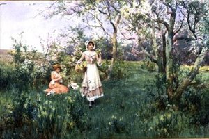 Lentebloemen door Alfred Jr. Glendening