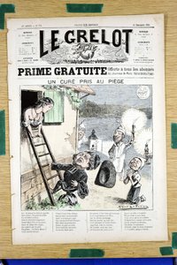 Omslag van Le Grelot, nummer 718, Satirisch in Kleuren door Alfred Le Petit