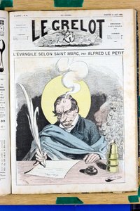Omslag van Le Grelot, nummer 72, Satirisch in Kleuren door Alfred Le Petit