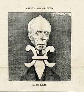 Illustratie van Alfred Le Pete (1841-1909) in Le Charivari door Alfred Le Petit