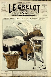 Illustratie voor de omslag van Le Grelot, nr. 178