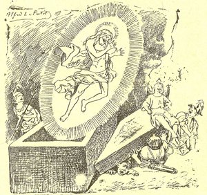 Illustratie van Alfred Le Petit in Gros-Jean en zijn parochie door Alfred Le Petit