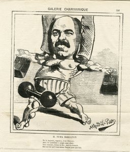 Illustratie van Alfred Le Pete (1841-1909) in Le Charivari door Alfred Le Petit