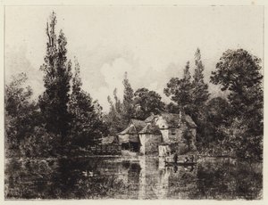 Iffley Molen door Alfred Louis Brunet Debaines