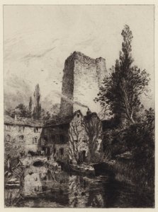 Oxford Kasteel door Alfred Louis Brunet Debaines
