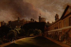 Uitzicht op Windsor Castle vanaf Traver