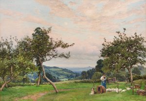 Het eendenhok door Alfred Parsons