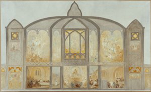 Schets voor de kerk van Saint-Jean de Montmartre, circa 1900