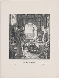 Der Tod als Freund door Alfred Rethel