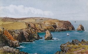 Boscastle, De Kust vanaf Willapark door Alfred Robert Quinton