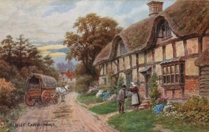 Elmley Kasteel, Worcestershire door Alfred Robert Quinton