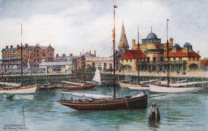 Lowestoft, Het Jachthaven door Alfred Robert Quinton