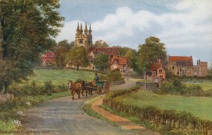 Penhurst Plaats en Kerk door Alfred Robert Quinton