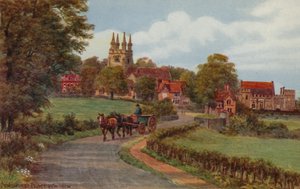 Penshurst Place en Kerk door Alfred Robert Quinton