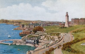 Plymouth, vanaf de Citadel door Alfred Robert Quinton