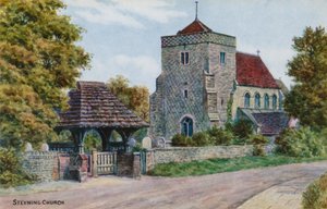Steyning Kerk door Alfred Robert Quinton