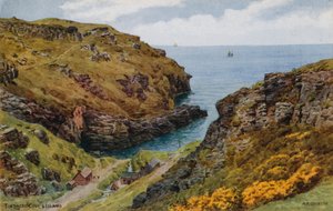Tintagel, baai en eiland