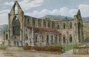 Tintern Abbey, vanuit het zuidwesten